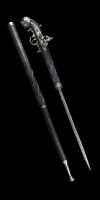 Трость - мушкет с клинком из дамасской стали