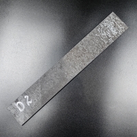 Заготовка для ножа из стали D-2 размеры: 200х30х2,5 мм