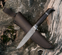 Финка НКВД из дамасской стали купить на сайте koval-knife.shop