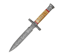 Кинжал из мозаичной дамасской стали  купить на  сайте koval-knife.shop